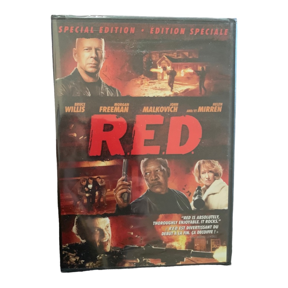 NWT RED Bruce Willis Special Edition Action Movie DVD Factory Sealed